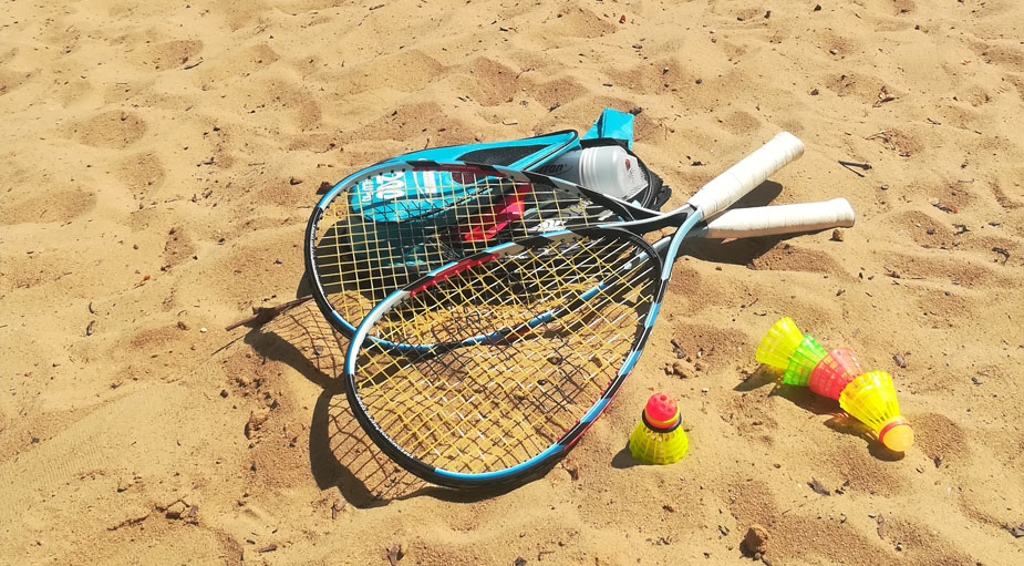 Speedminton/Crossminton am Ostseestrand