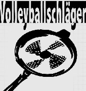 volleyballschläger druckmotiv